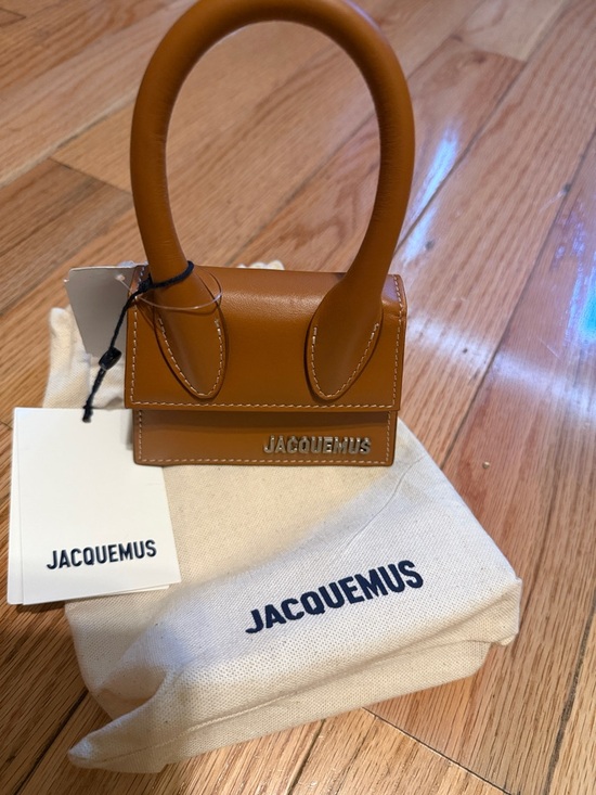 Jacquemus Handbags - Jacquemus Tan Le Chiquito Mini Top-Handle Bag